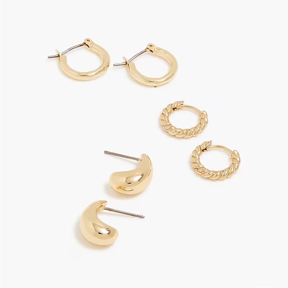 ISO J Crew factory gold earrings set - Picture 1 of 1